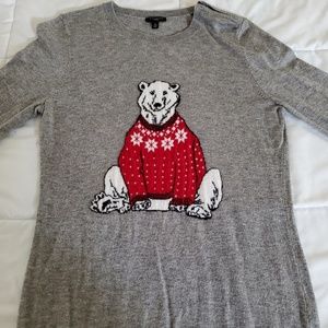 Talbots Small Petite Polar Bear Sweater